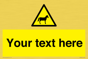 WV7826: Custom warning horses