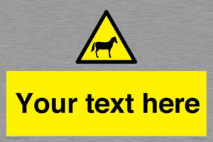 WV7826: Custom warning horses