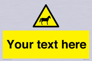 WV7826: Custom warning horses
