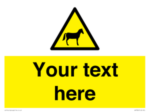 WV7826: Custom warning horses