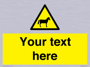 WV7826: Custom warning horses