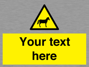 WV7826: Custom warning horses