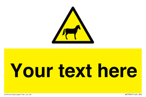 WV7826: Custom warning horses
