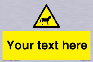 WV7826: Custom warning horses