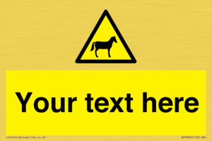 WV7826: Custom warning horses