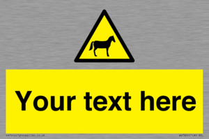 WV7826: Custom warning horses