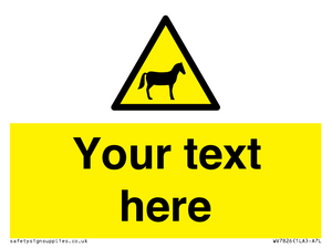 WV7826: Custom warning horses