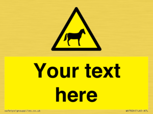 WV7826: Custom warning horses