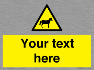WV7826: Custom warning horses