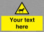 WV7826: Custom warning horses