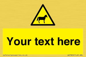WV7826: Custom warning horses