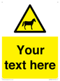 WV7826: Custom warning horses