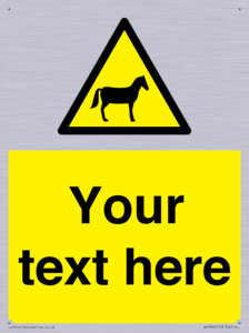 WV7826: Custom warning horses