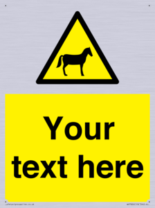 WV7826: Custom warning horses