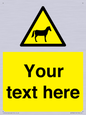 WV7826: Custom warning horses