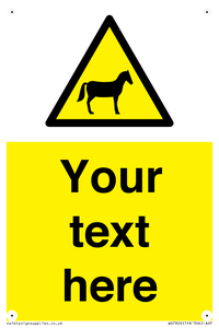 WV7826: Custom warning horses