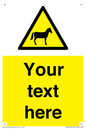 WV7826: Custom warning horses