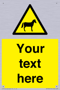 WV7826: Custom warning horses