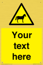 WV7826: Custom warning horses