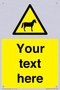 WV7826: Custom warning horses