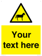 WV7826: Custom warning horses