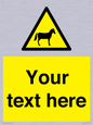 WV7826: Custom warning horses