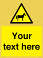 WV7826: Custom warning horses