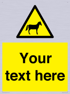 WV7826: Custom warning horses
