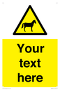 WV7826: Custom warning horses