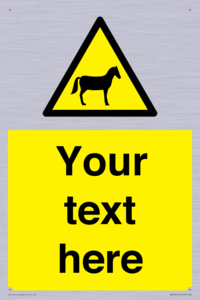 WV7826: Custom warning horses