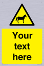 WV7826: Custom warning horses