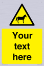WV7826: Custom warning horses