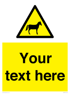 WV7826: Custom warning horses