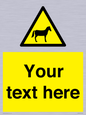 WV7826: Custom warning horses
