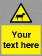 WV7826: Custom warning horses