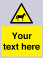 WV7826: Custom warning horses