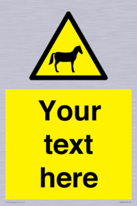 WV7826: Custom warning horses