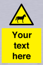 WV7826: Custom warning horses