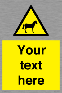 WV7826: Custom warning horses