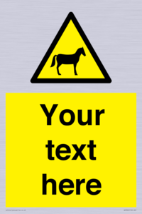 WV7826: Custom warning horses