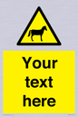 WV7826: Custom warning horses