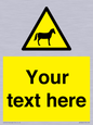WV7826: Custom warning horses