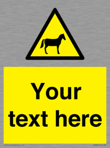 WV7826: Custom warning horses