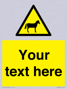 WV7826: Custom warning horses