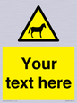 WV7826: Custom warning horses