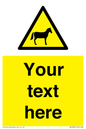 WV7826: Custom warning horses