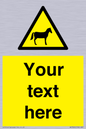 WV7826: Custom warning horses