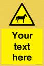 WV7826: Custom warning horses