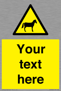 WV7826: Custom warning horses