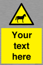 WV7826: Custom warning horses